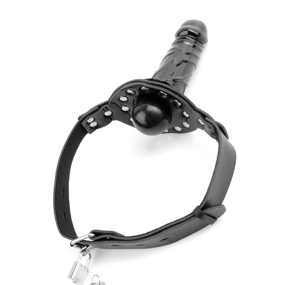 Pipedream Deluxe Ball Gag with Dildo Ağız Straponu