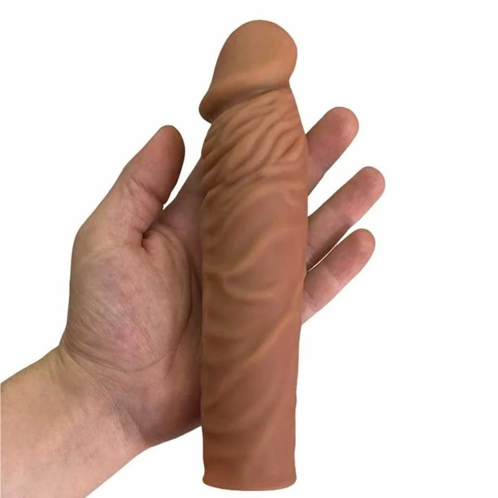 Frowzer Yumuşak Et Dokulu 19 Cm Melez Penis Kılıfı