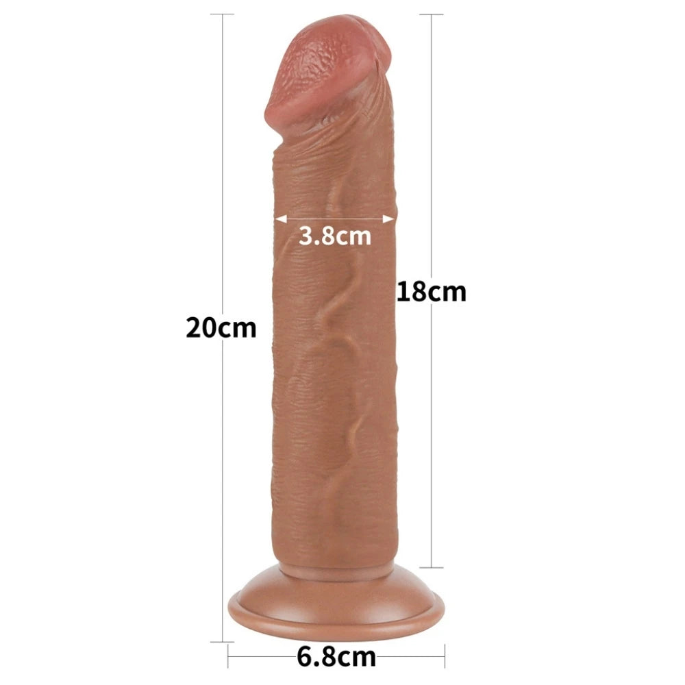 Lovetoy Sliding Skin Hareketli Deri Özellikli 20 Cm Realistik Penis LV317306