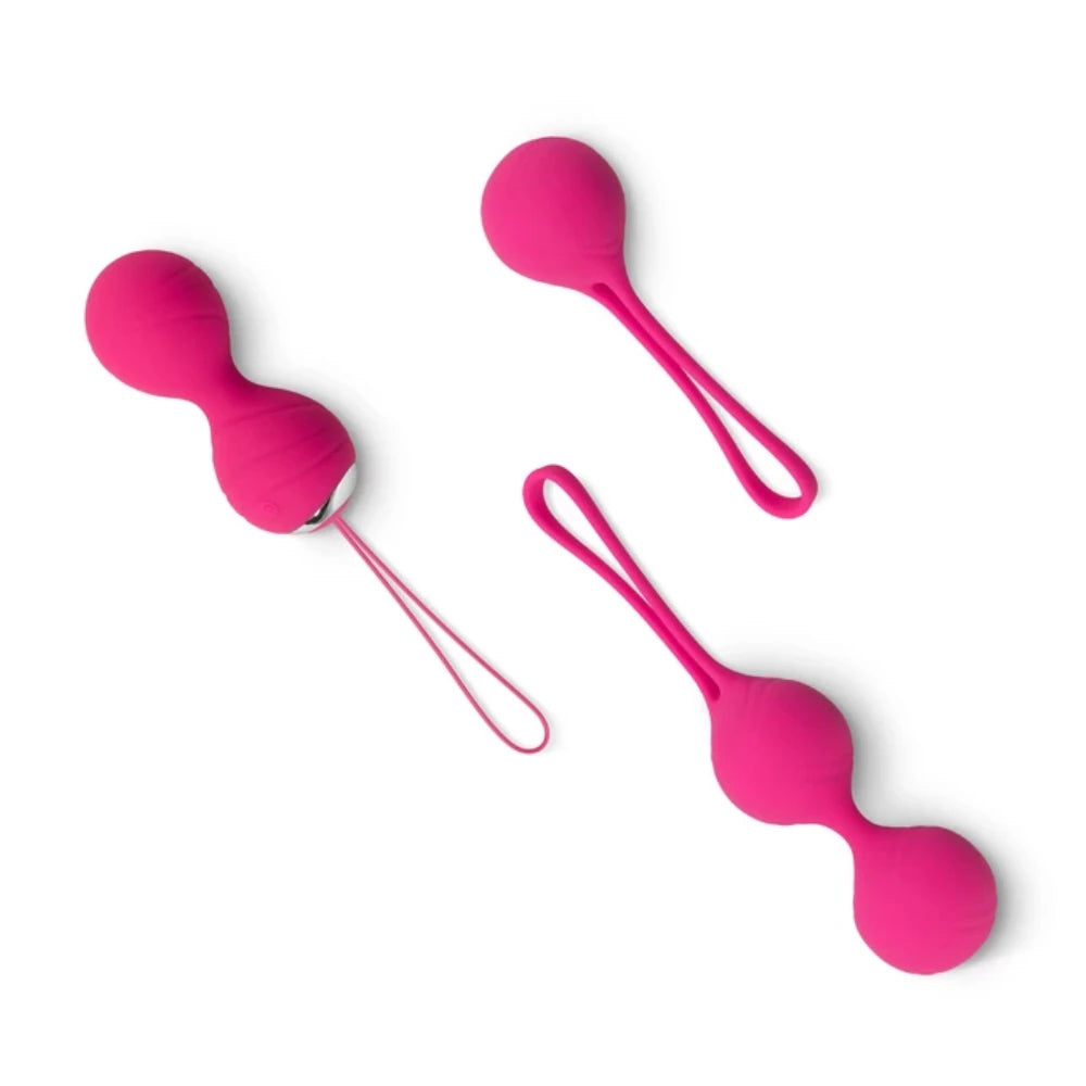 Frowzer Exuis Balls Set Uzaktan Kumanda Kegel Egzersiz Vibratörü Pink