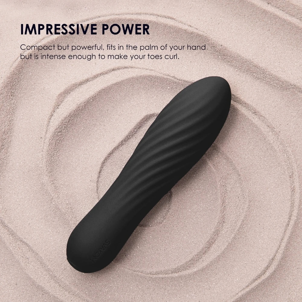 Svakom Tulip 10 Modlu Güçlü Mini Vibratör-Black