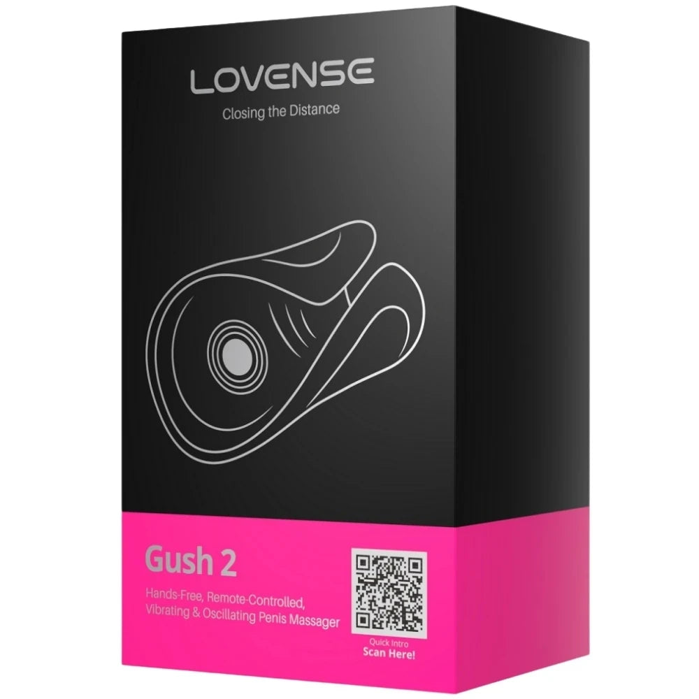 Lovense Gush 2 Uygulama Kontrollü Titreşimli ve Salınımlı Mastürbatör
