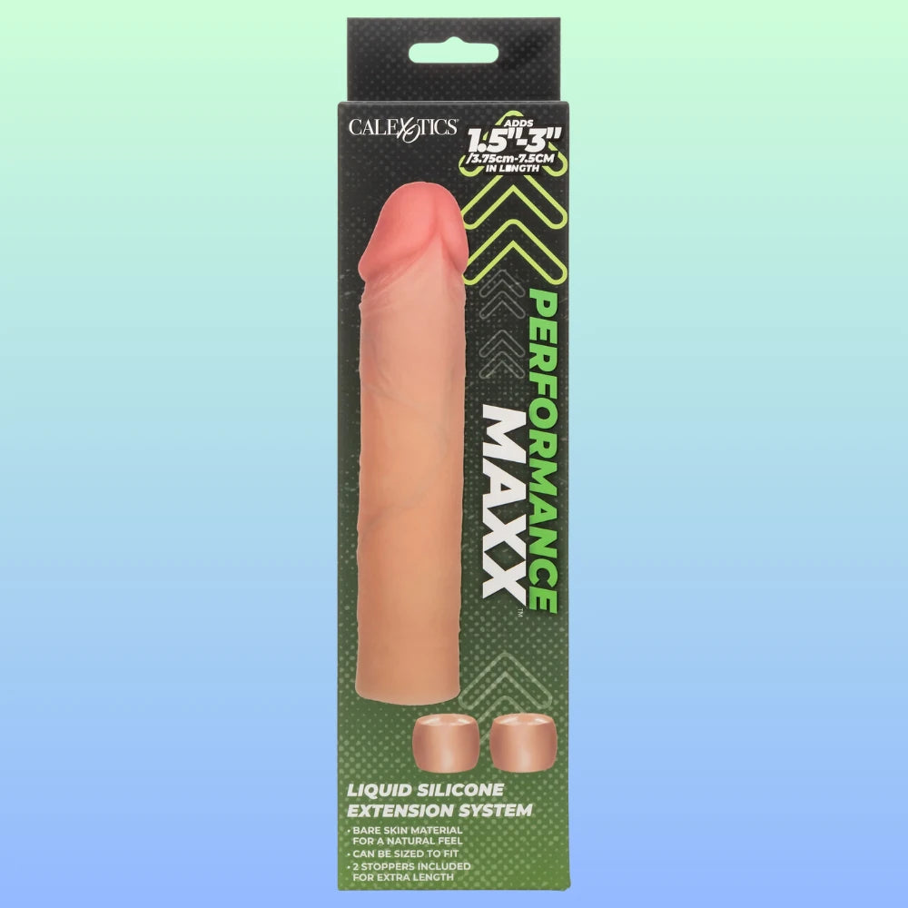 Calexotics Silicone Penis Extension System Penis Kılıfı 20 Cm-Skin