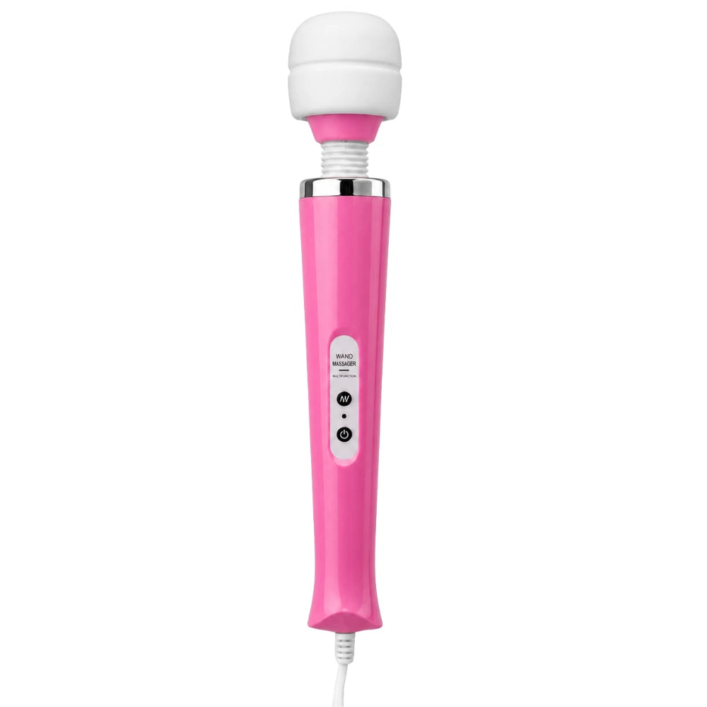 Frowzer Magic Massager Profesyonel 10 Modlu Güçlü Masaj Aleti-Pink