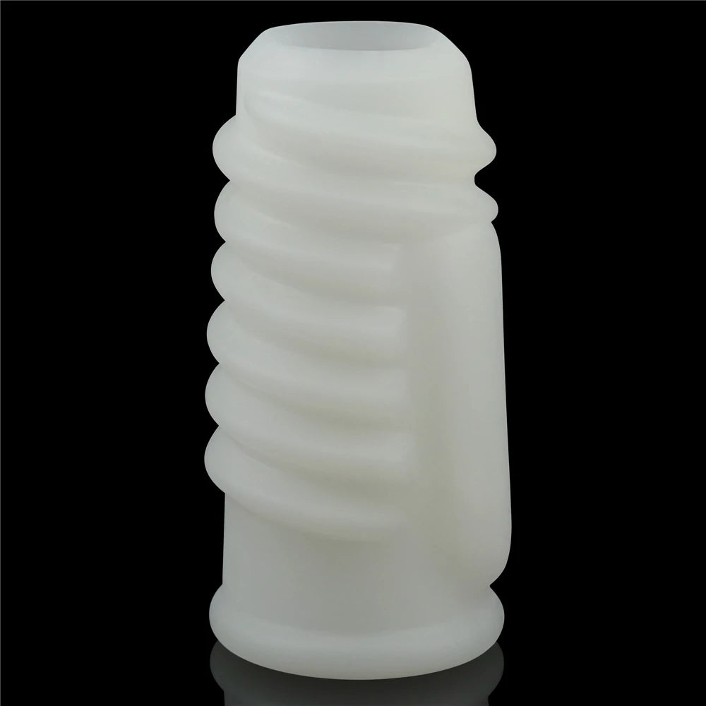 Lovetoy Spiral Knights Ring Titreşimli Yarım Penis Kılıfı