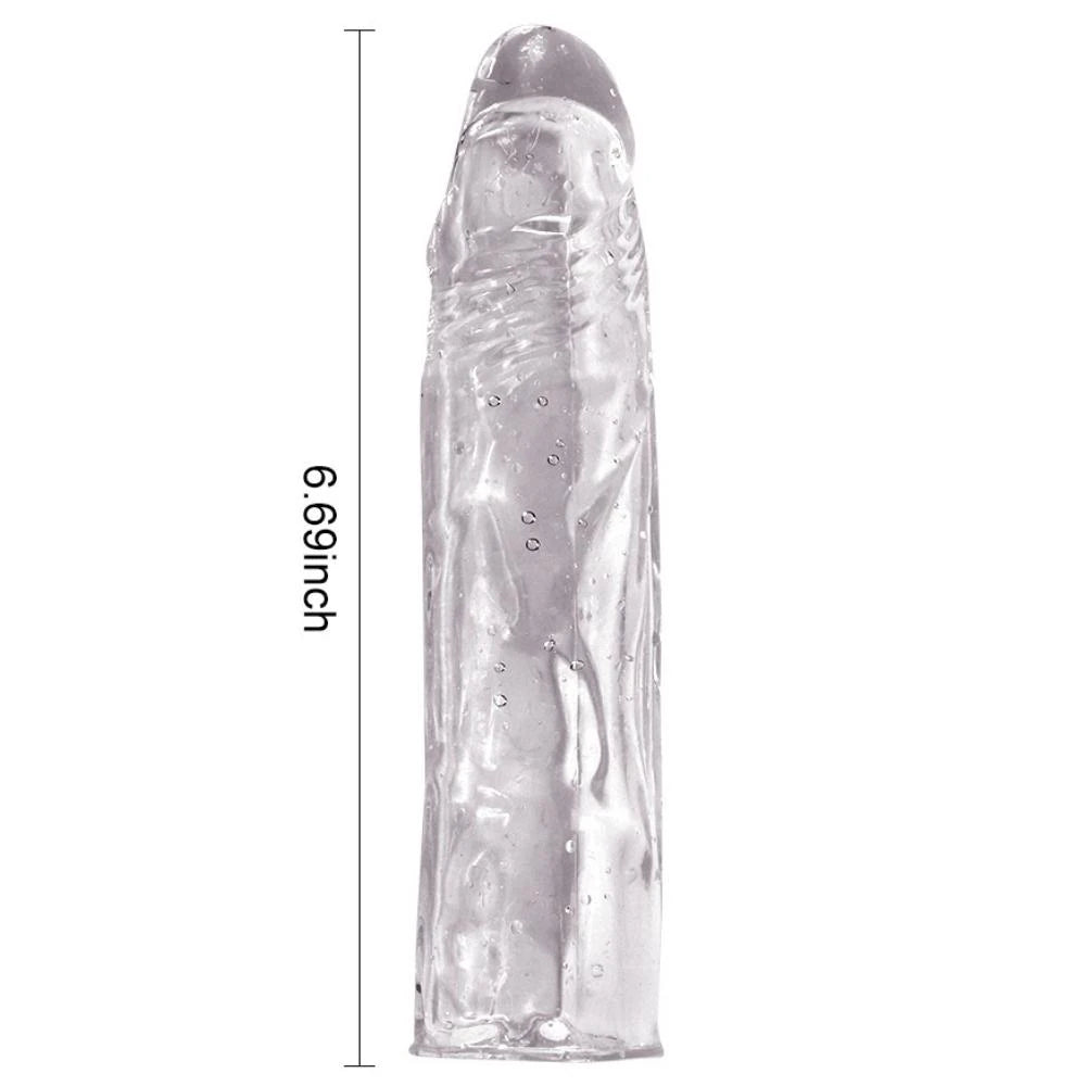 Shequ Beck Silikon Şeffaf Penis Kılıfı