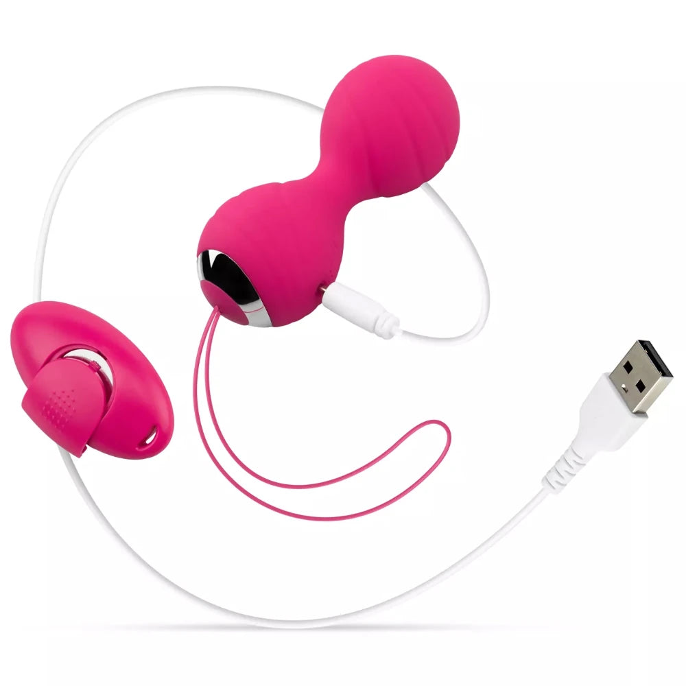 Frowzer Exuis Balls Set Uzaktan Kumanda Kegel Egzersiz Vibratörü Pink