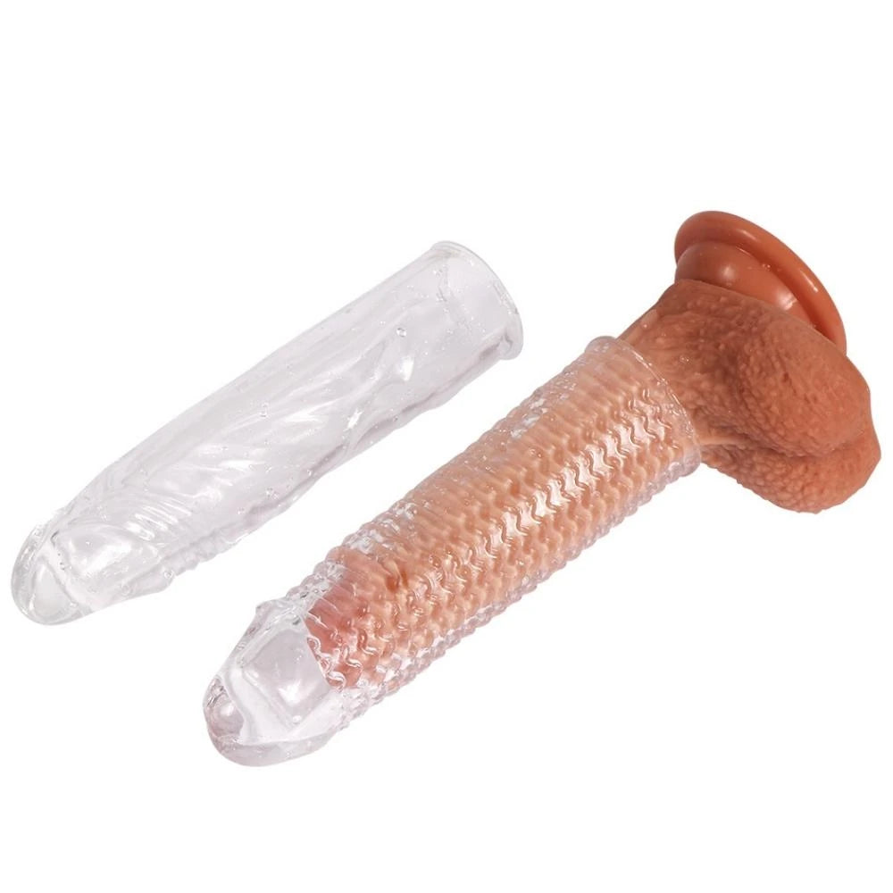 Shequ Beck Silikon Şeffaf Penis Kılıfı