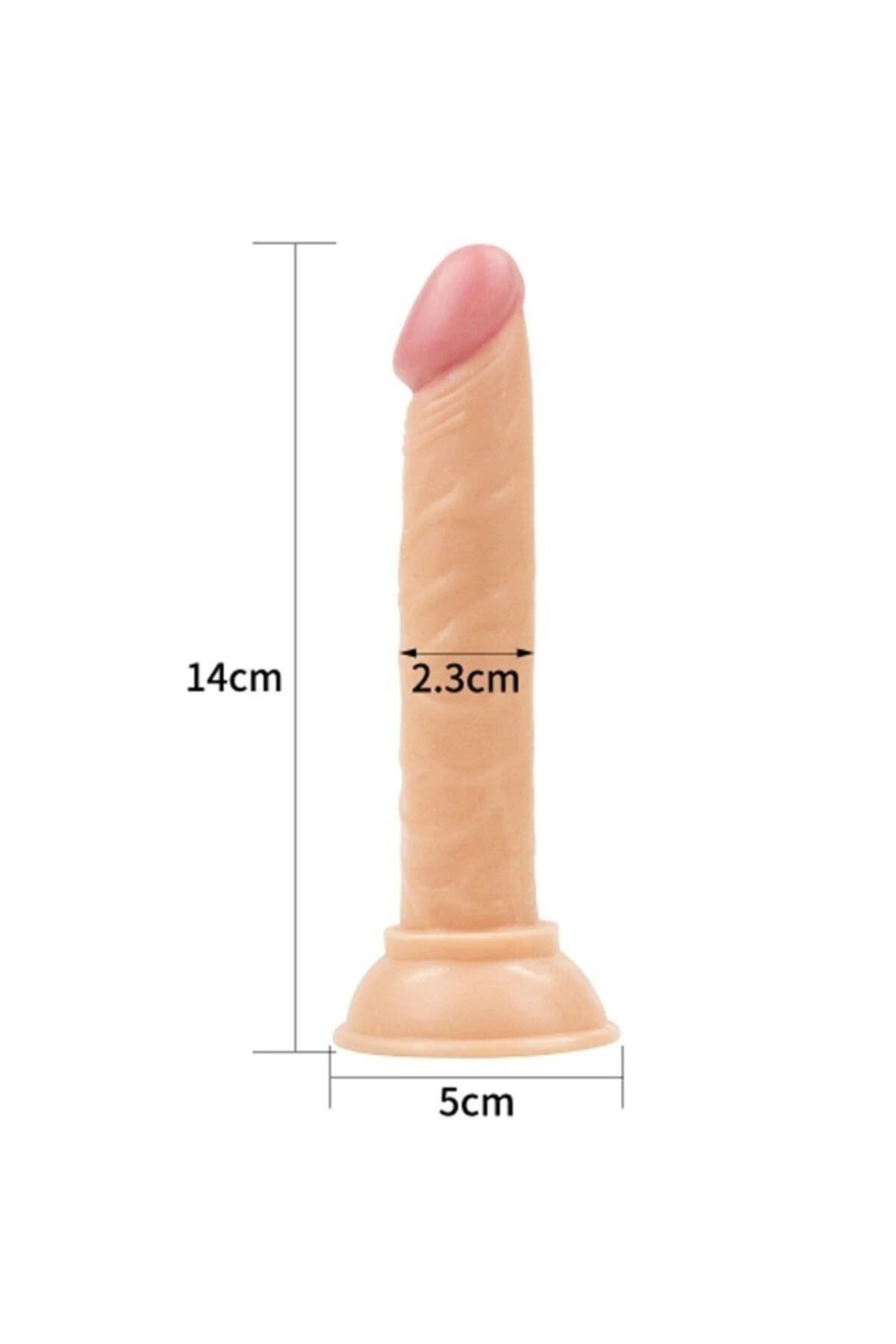 Frowzer Jelly Strap-On 14.5 cm Belden Bağlamalı Kemerli Realistik Penis