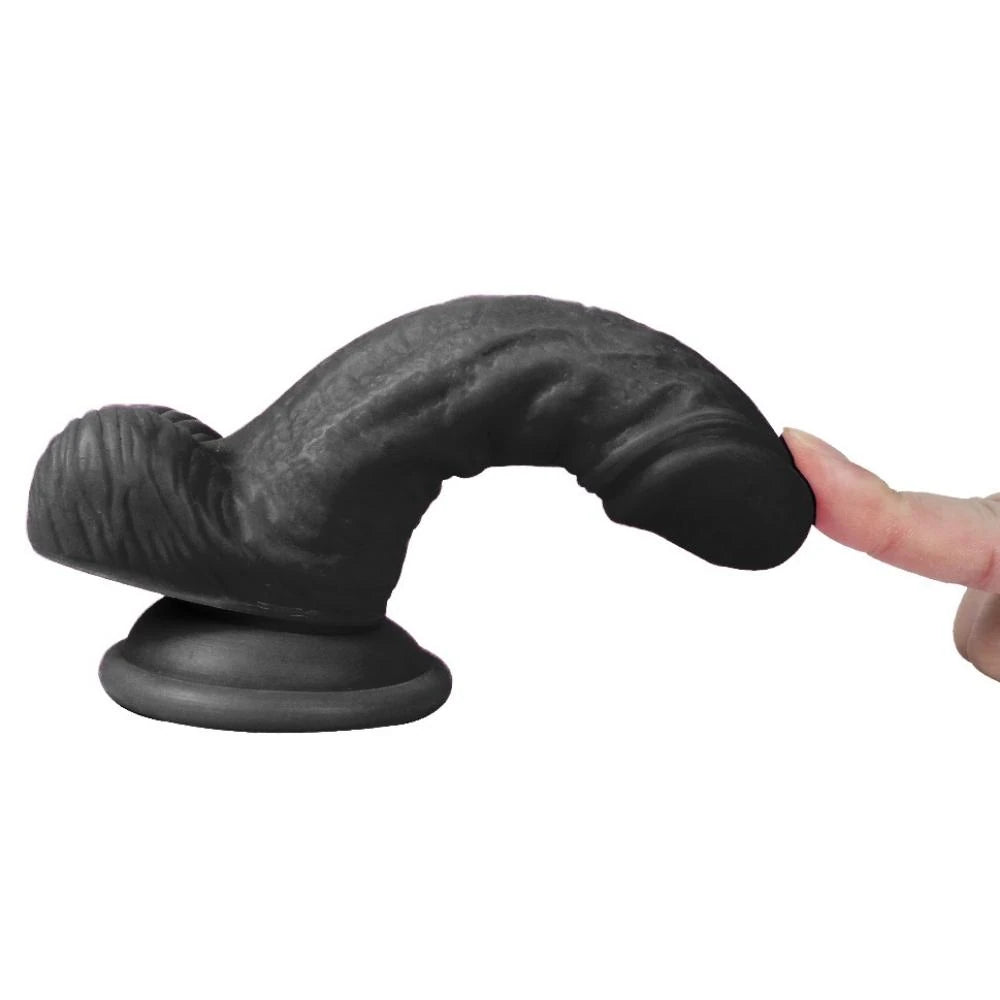 Xise Dildo Series Vincy 13 cm Realistik Penis XS-WBC10015-Black