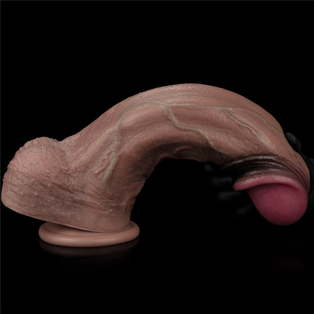 Lovetoy Dual Layered Silicone Cock 33 Cm Büyük Realistik Penis LV411064