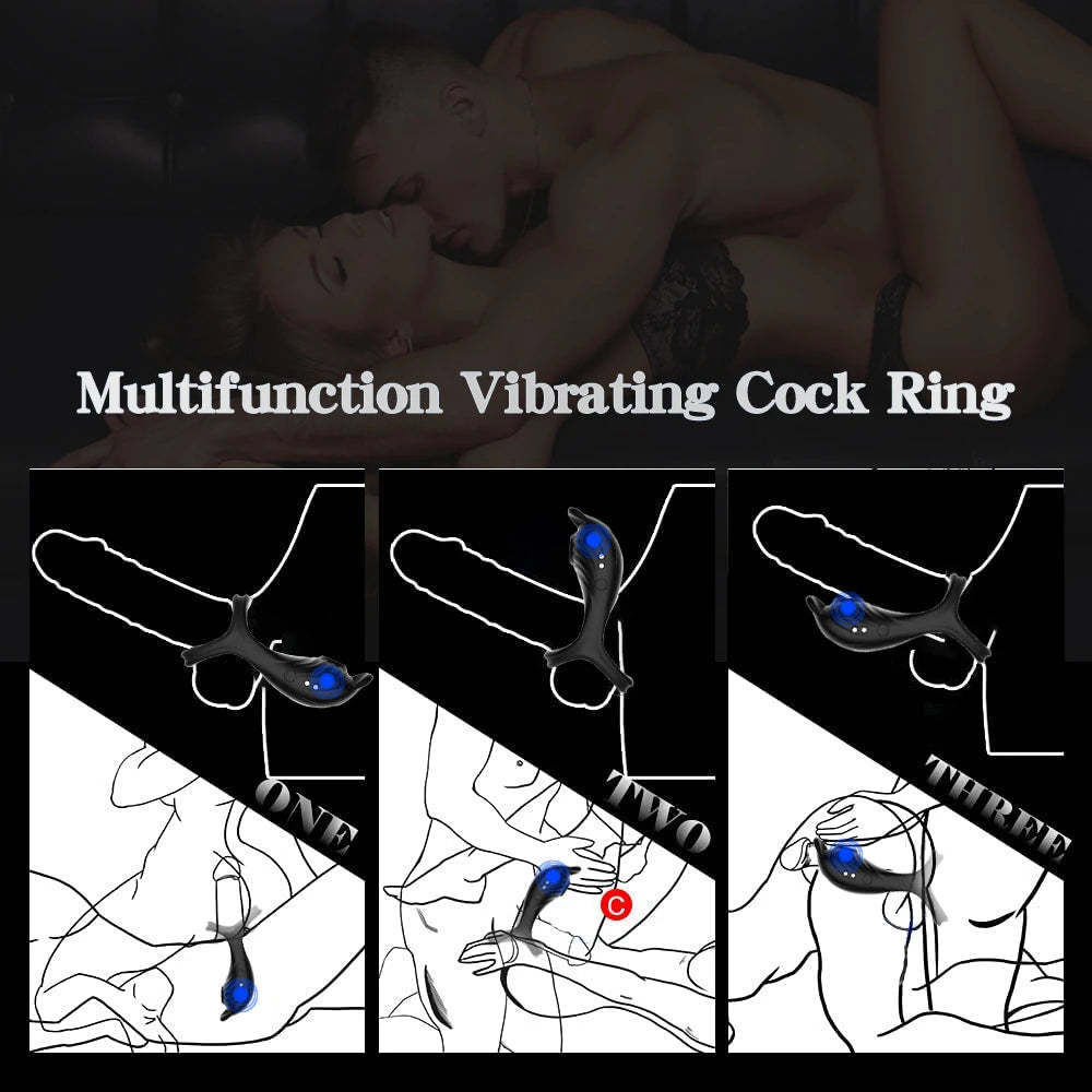 Frowzer Thicken Widen Uzaktan Kumandalı Klitoral Penis Halkası