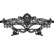 Cottelli Accessoires Adrima Nakışlı Dantel Göz Maskesi - Siyah