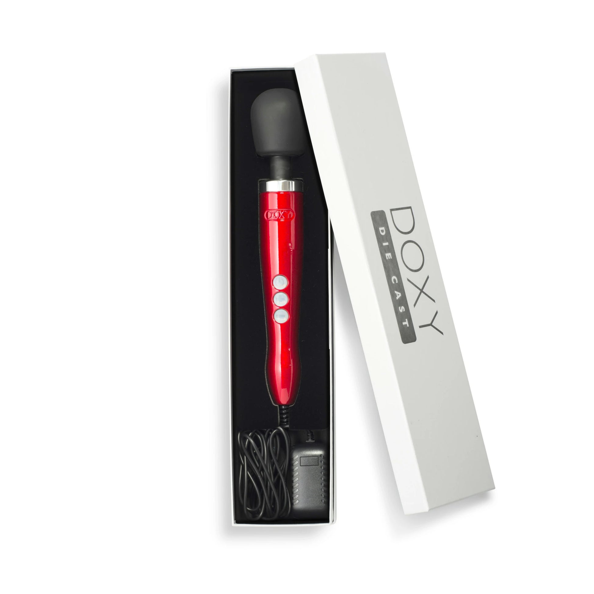 Doxy Güçlü Masaj Aleti Metal Döküm Kırmızı