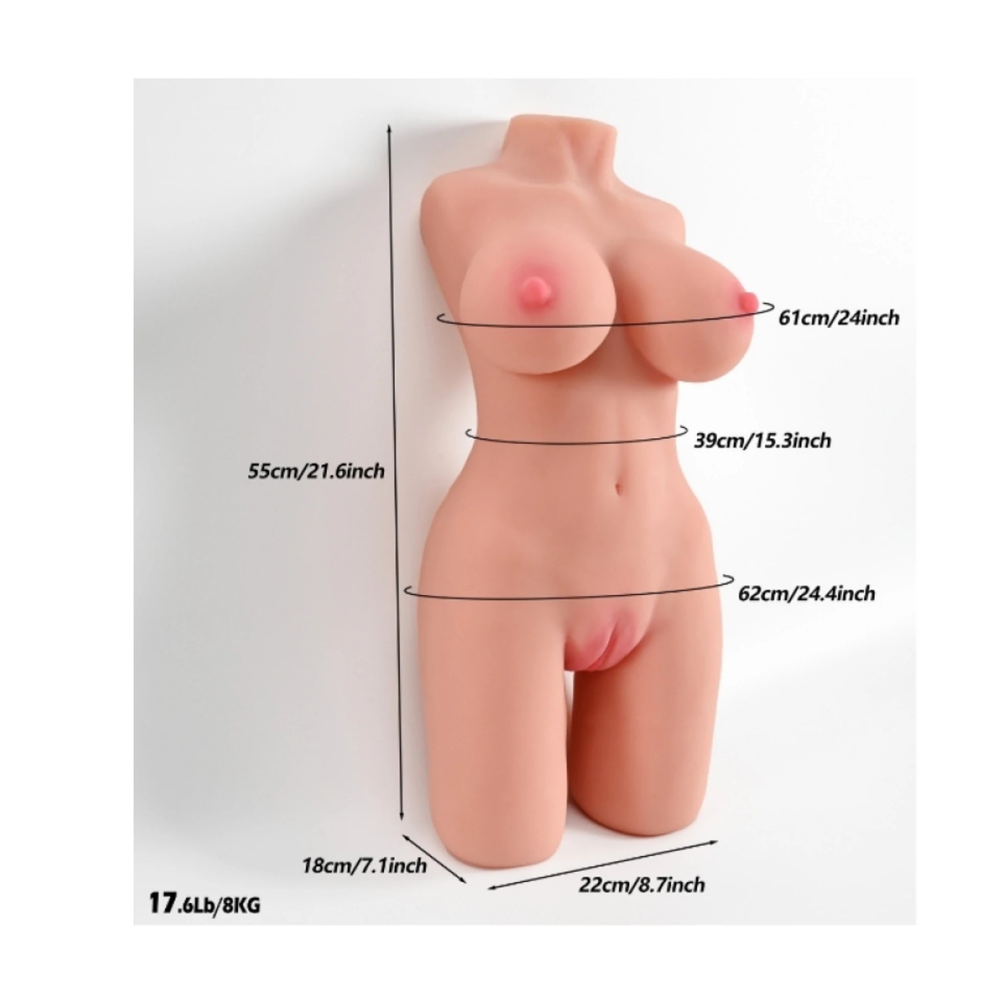 The Masturbation Join Yarım Vücut Mastürbatör 8 Kg.