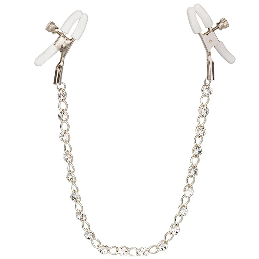 Calexotics Crystal Chain Nipple Clamps Göğüs Klipsi