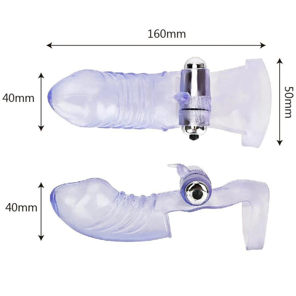 Frowzer Finger Vibe G-Stimulant 10 Mod Parmak Vibratör-Purple