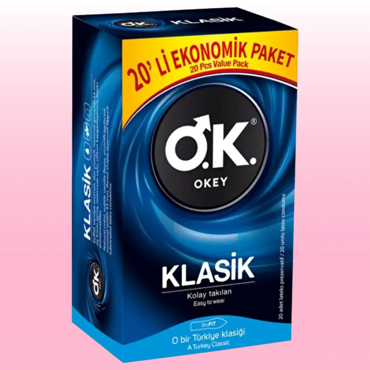 Okey Klasik 20'li Prezervatif