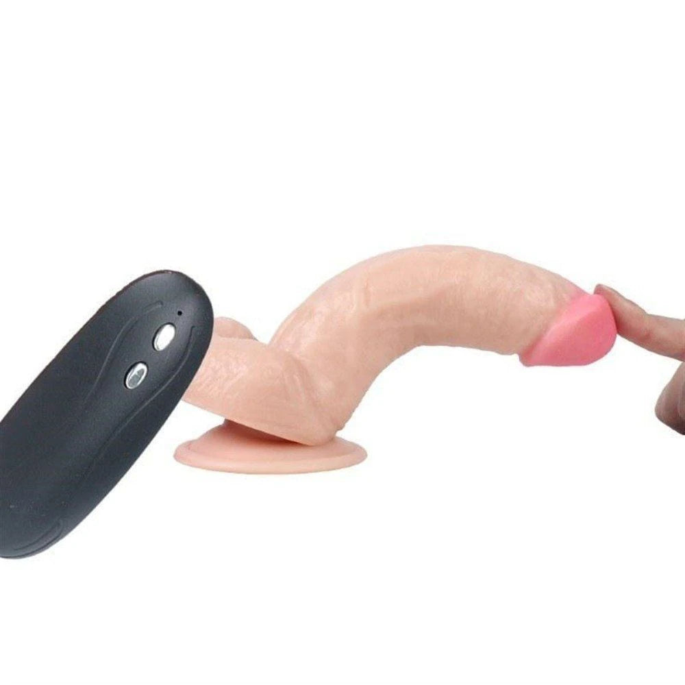 Xise Dildo Series Kassadin 10 Modlu Titreşimli Realistik Penis