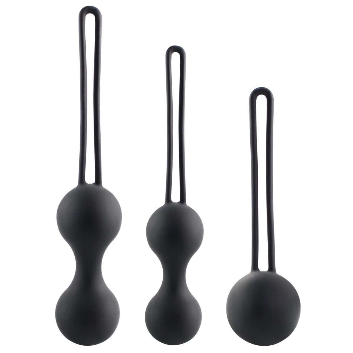 Frowzer Kegel Balls Exercisers Metal Ağırlıklı Kegel Egzersiz Topu Set-Black