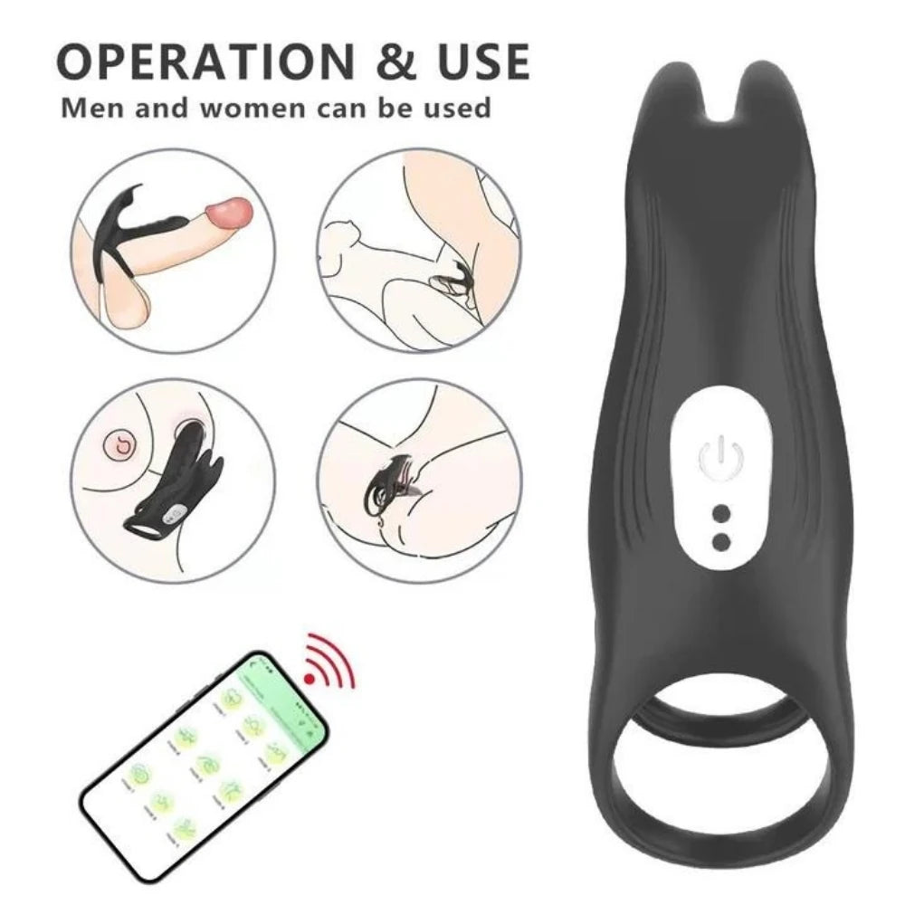 Frowzer The Cock Ring Alex Telefon Kontrollü ve G Spot Uyarıcı Penis Halkası
