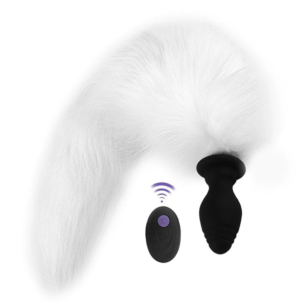 Frowzer Tail White Uzaktan Kumandalı Kuyruklu Anal Vibratör