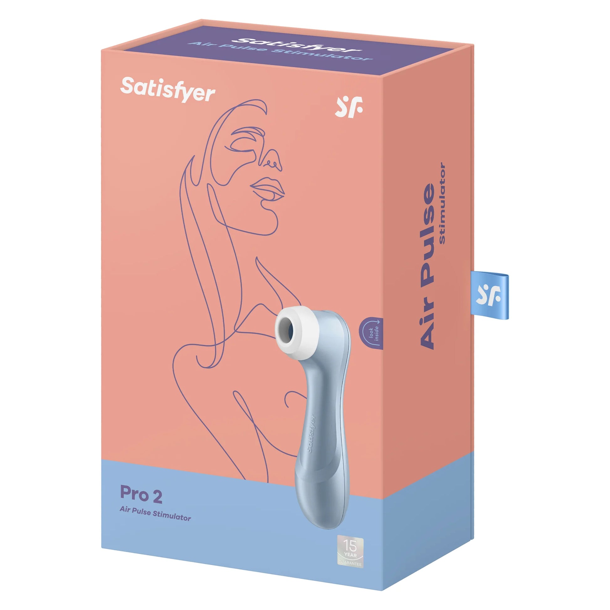 Satisfyer Pro 2 Air Pulse Emiş Güçlü Vibratör-Blue