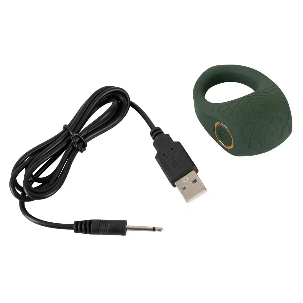 Emerald Love Luxurious Vibro Cock Ring Titreşimli Penis Halkası