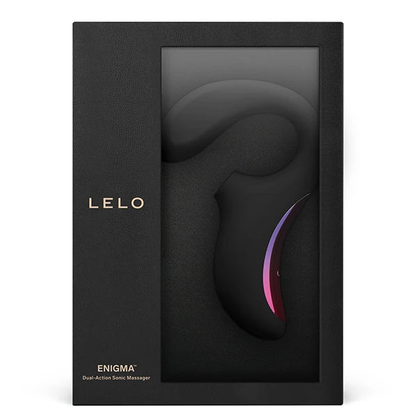 Lelo Enigma Dual Stimulation Sonic Massager Black Çift İşlevli Vibratör