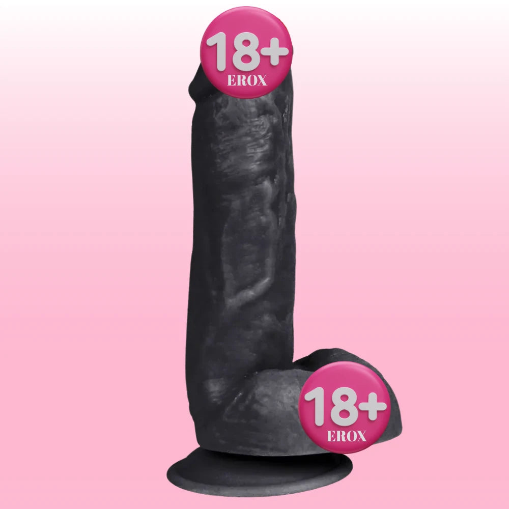 Xise Dildo Series Kassadin 18 cm Realistik Penis XS-WBC10029-Black