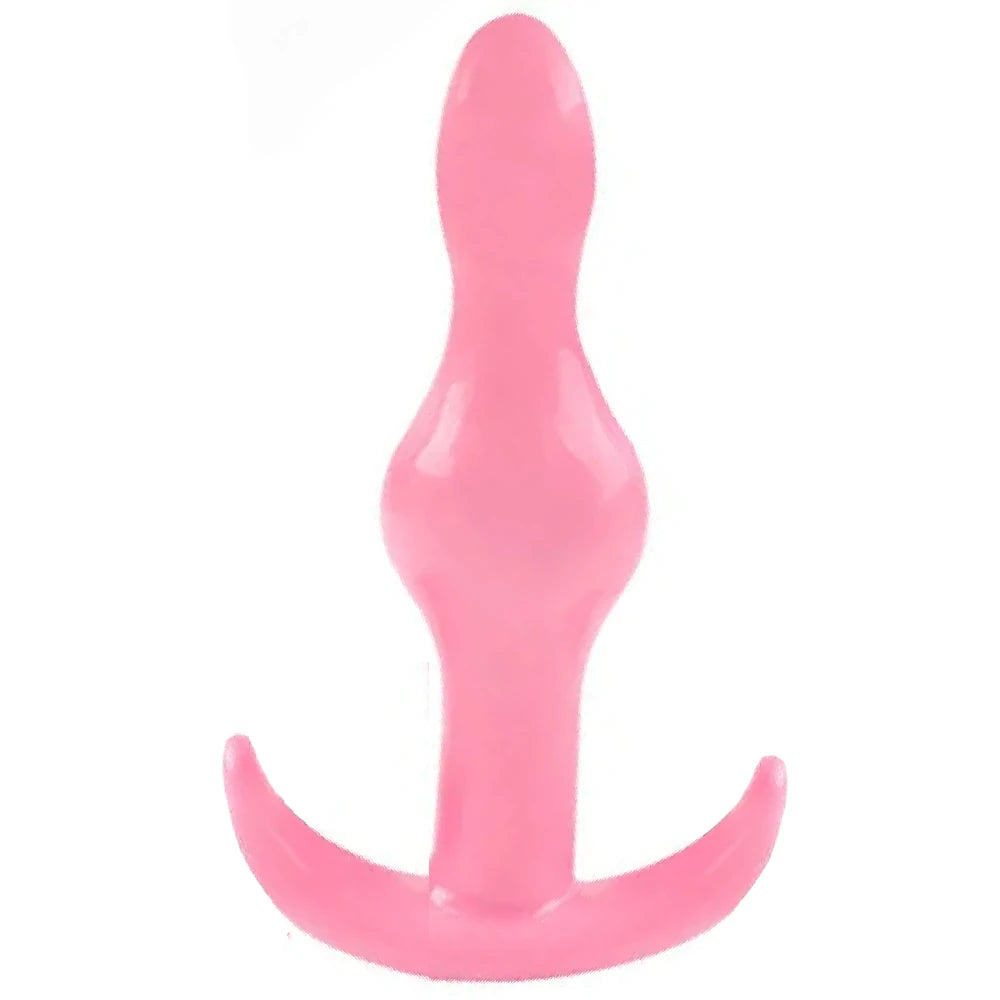 Frowzer Anal Fantasy Two Ribbed Silikon Anal Alıştırıcı Plug-Pink