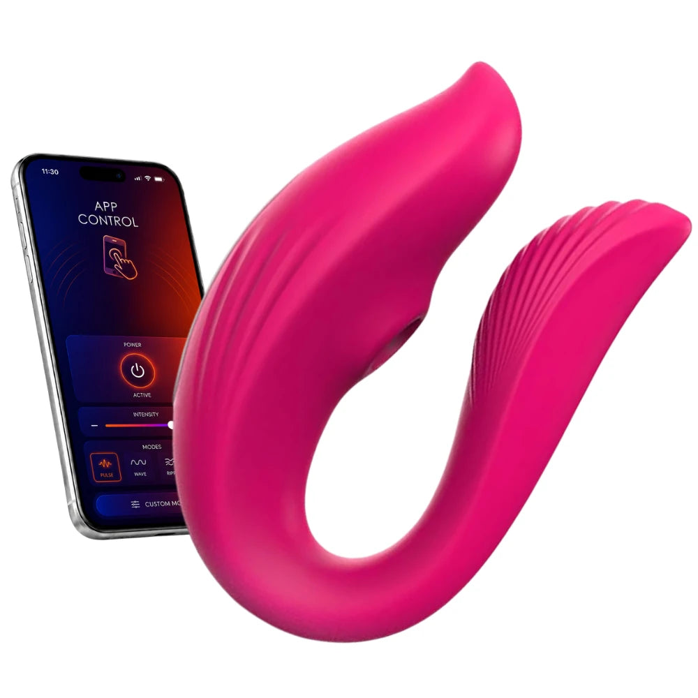 Frowzer The Vibe Nata Telefon Kontrollü Emişli Partner Vibratör