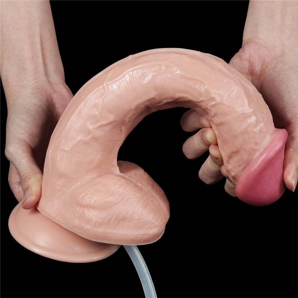 Lovetoy Squirt Extreme Dildo 28 Cm Boşalabilir Realistik Penis LV116023