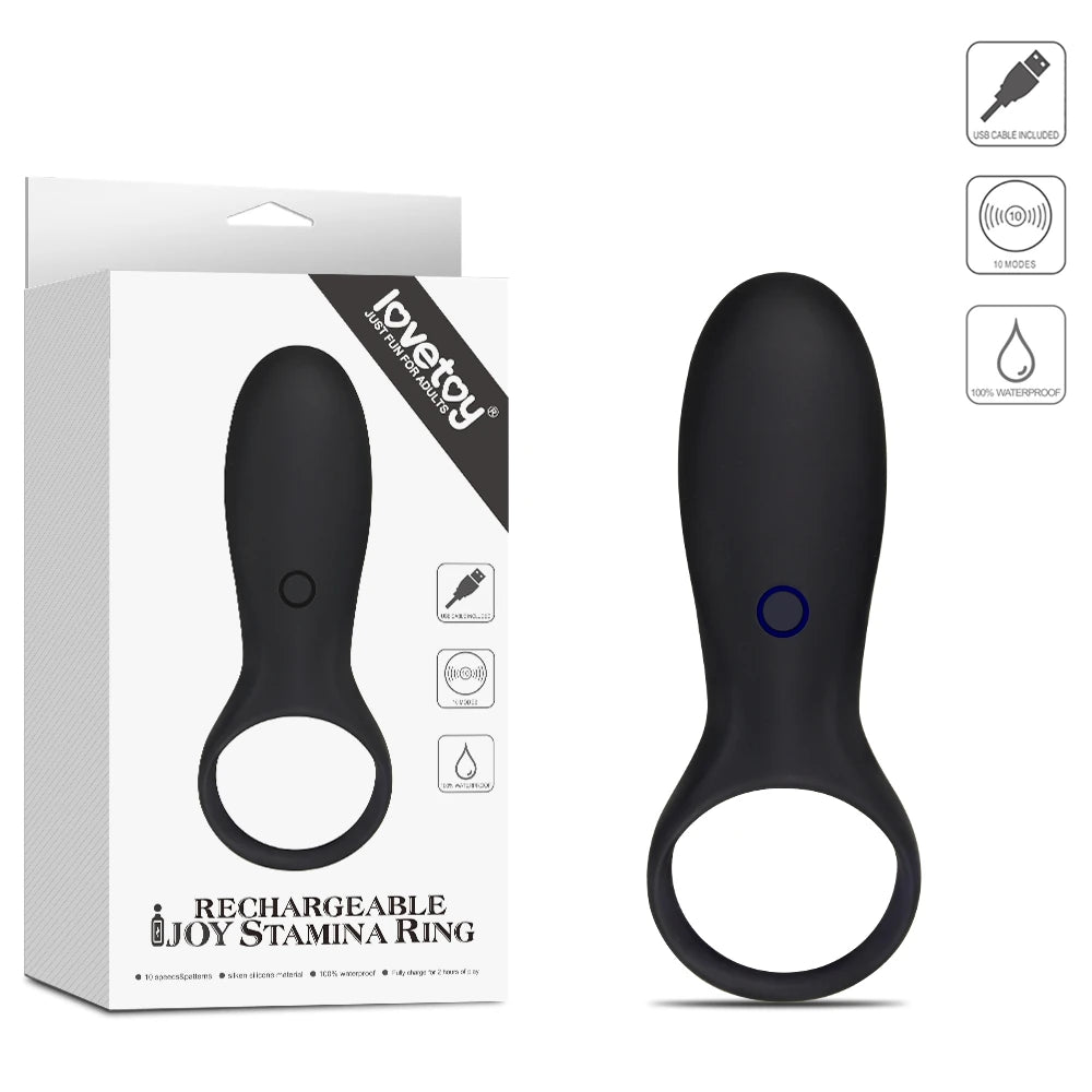 Lovetoy İJoy Rechargeable Stamina Ring Şarjlı Penis Halkası