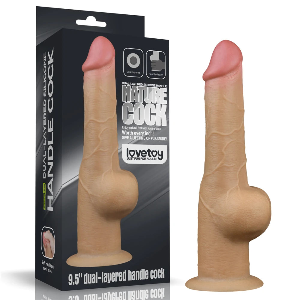 Lovetoy Dual Layered Handle Cock 25 cm Realistik Penis LV411031