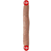 Pipedream King Cock 12 İnc Slim 30 Cm Çift Başlı Karamel Rengi Realistik Penis