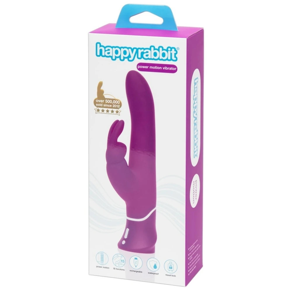 Happy Rabbit Curve Power Motion Rabbit Vibratör-Purple