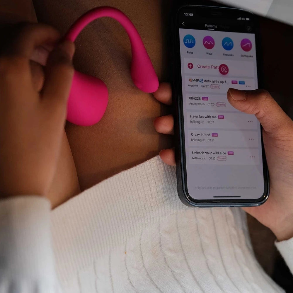 Lovense Lush 3 Telefon ve Tablet Kontrollü Giyilebilir Vibratör