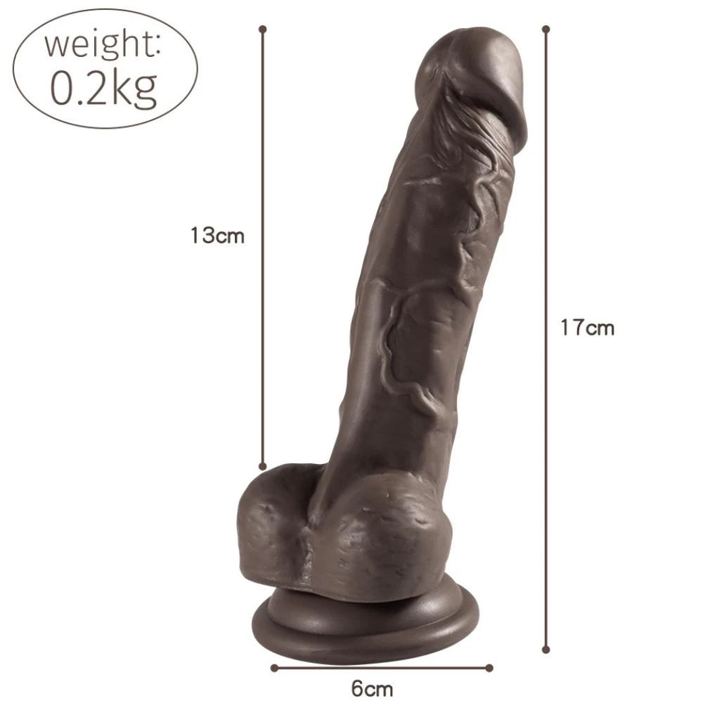 Dildo Series Adonis 18 Cm Realistik Melez Penis