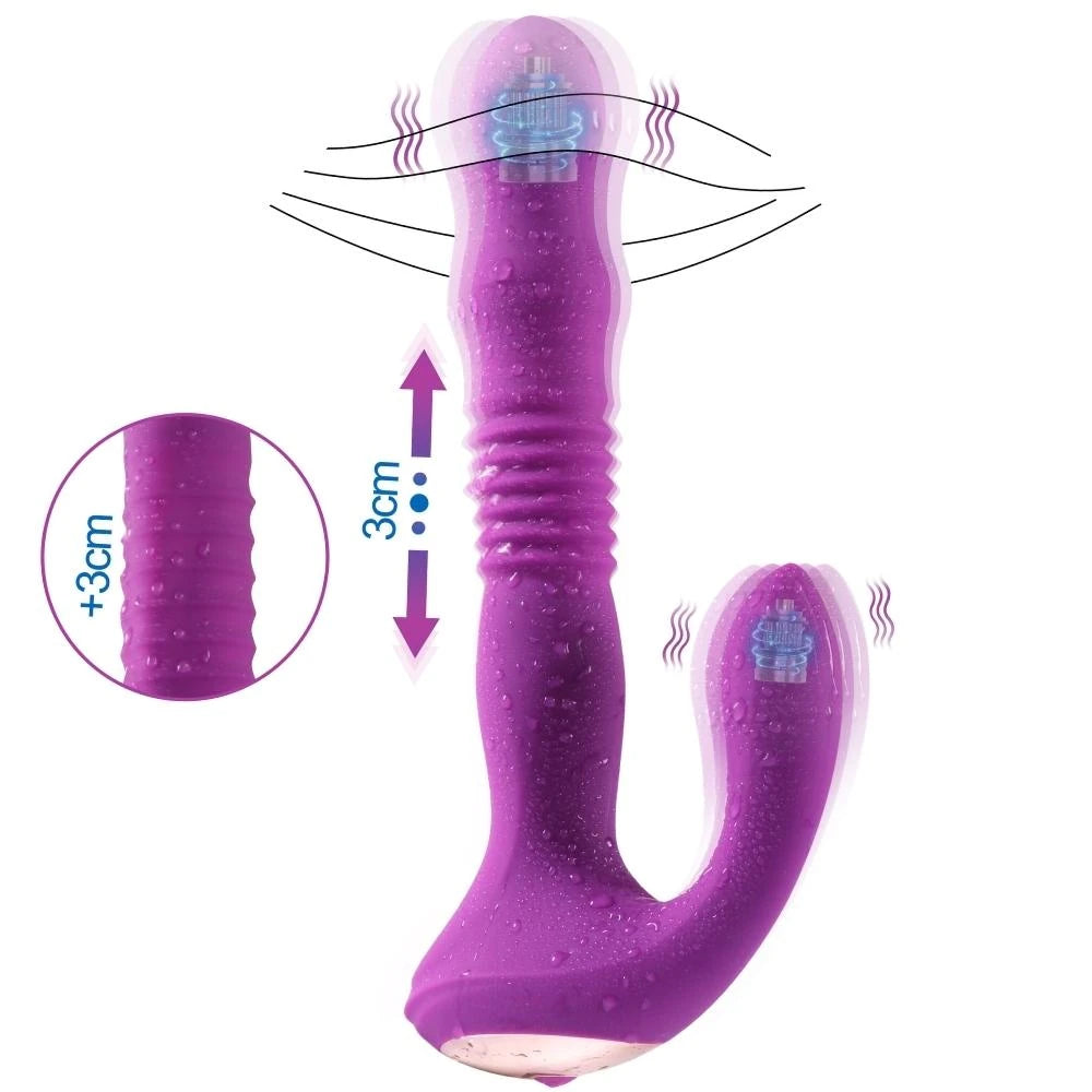 Shequ Ariel Telescopic İleri Geri Hareketli Vibratör