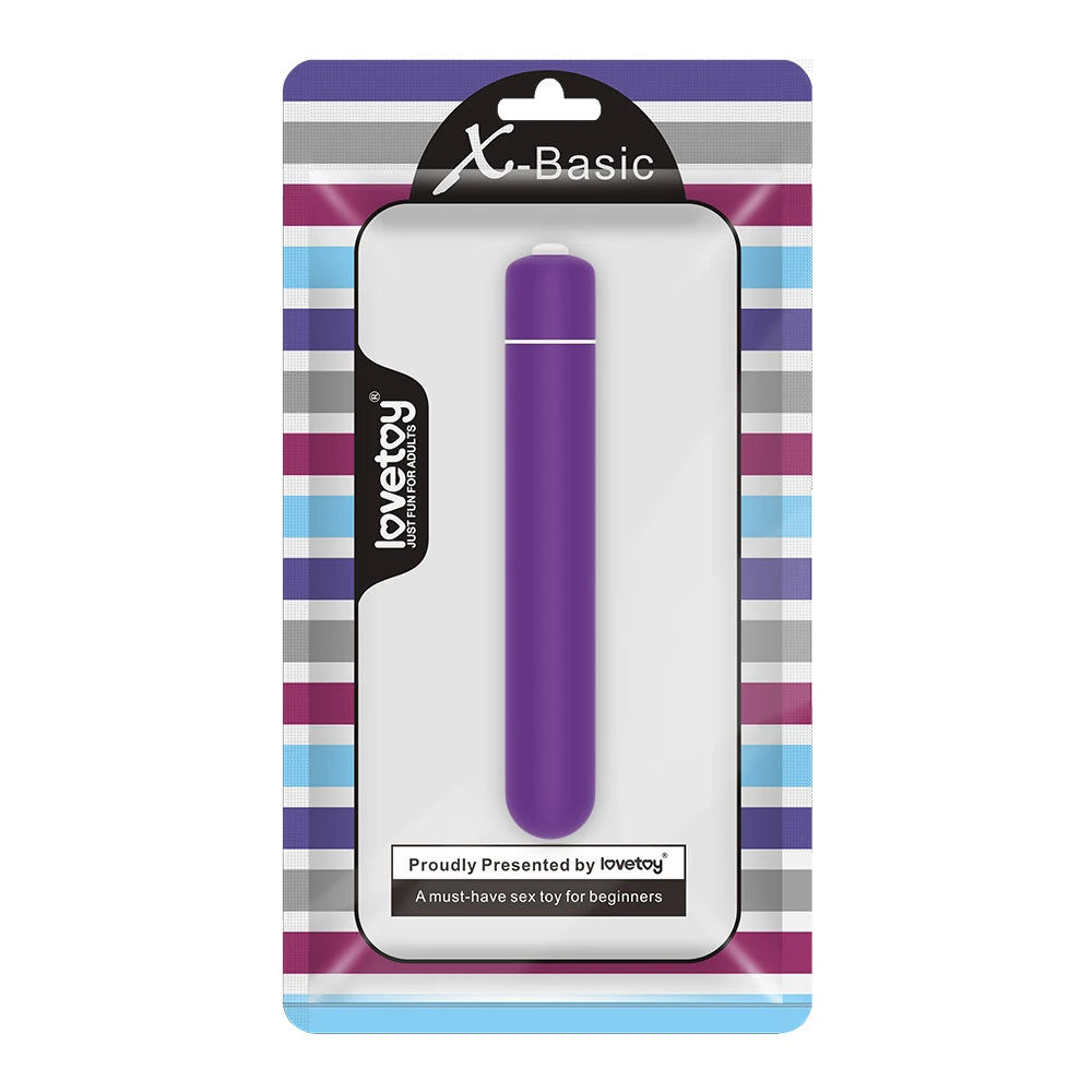 Lovetoy X-Basic 10 Modlu Titreşimli Mor Vibratör