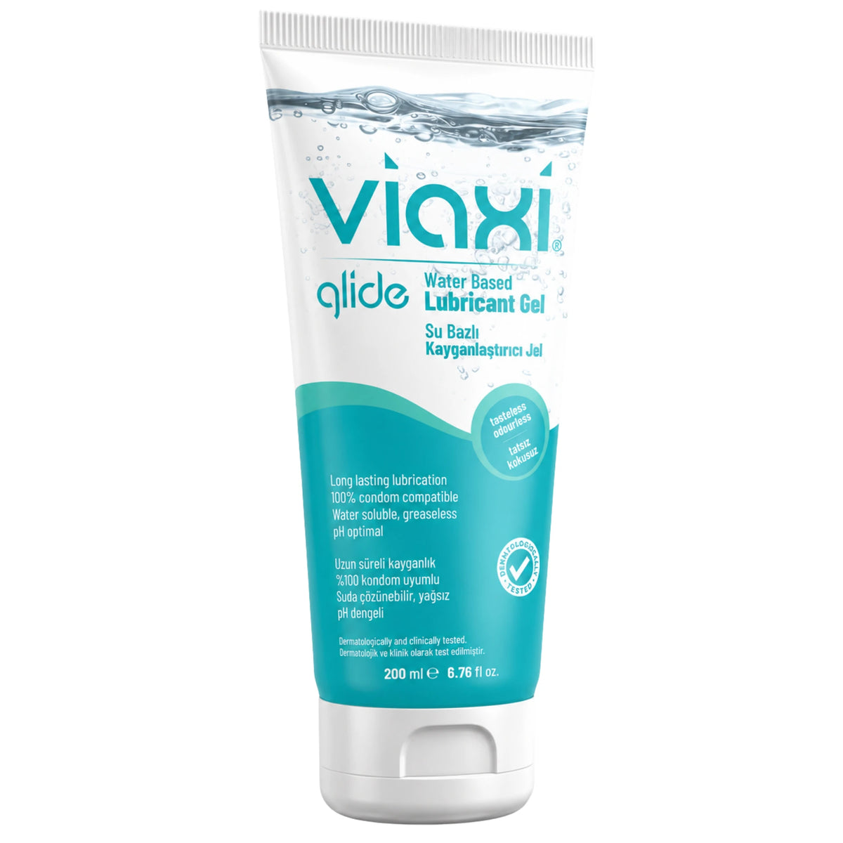 Viaxi Glide Water-Based Lubricant Gel Kayganlaştırıcı Jel 200 Ml.