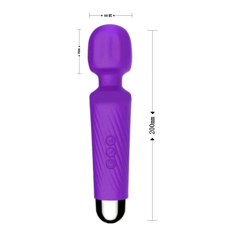 Frowzer Massage Vibes Purple 20 Mod Usb Şarjlı Masaj Vibratör