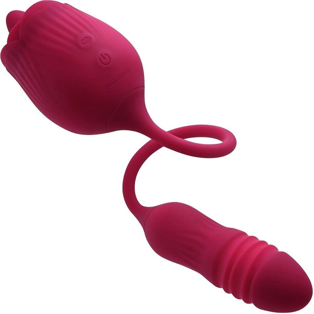 Frowzer Tongue Rose Dil ve İleri Geri Hareketli Gül Vibratör
