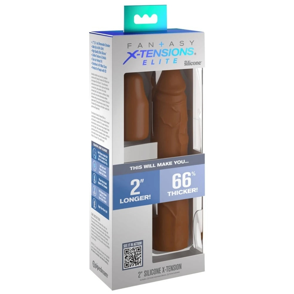 Pipedream Fantasy X-Tensions Elite 2'' Amerikan Uzatmalı Penis Kılıfı