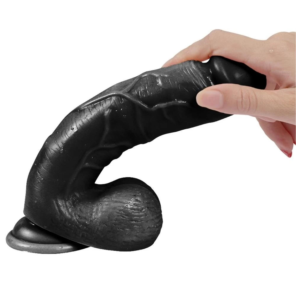 Xise Dildo Series Adam Rubber  21 cm Realistik Zenci Penis XS-WBC10012-Black