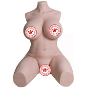 Shequ Erica Doll İtme Fonkiyon İskelet Yarım Vücut Masturbator SQ-MAT20013