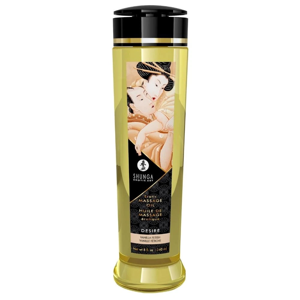 Shunga Massage Oil Sensation Vanilya Aromalı Isıtmalı Masaj Yağı 240 Ml.