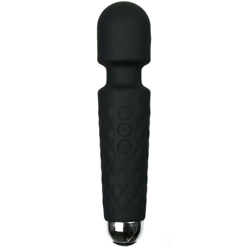 Frowzer Massage Vibes Black Ultra Güçlü 20 Mod Usb Şarjlı Masaj Vibratör
