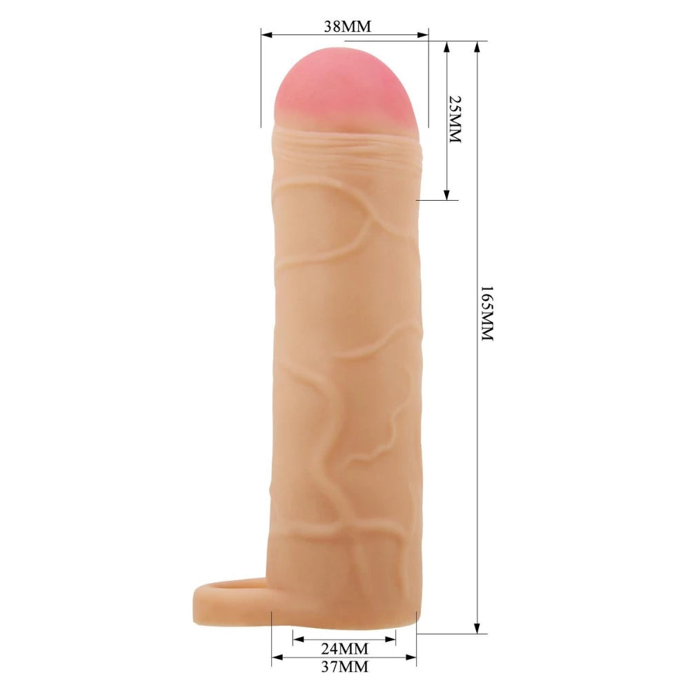 Pretty Love Bunion Penis Sleeve Testis Geçirmeli Realistik Penis Kılıfı